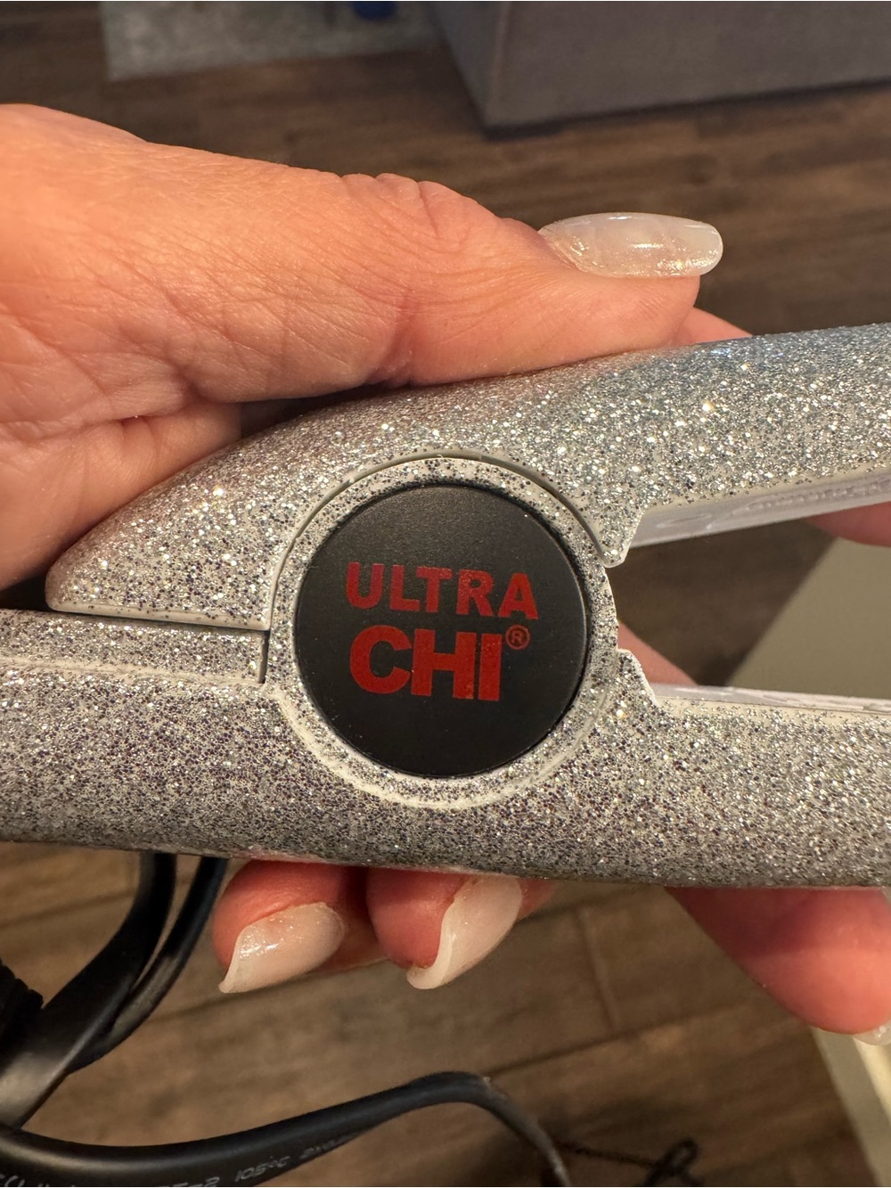 CHI Ultra Mini Glitter Silver Hair Straightener - ULTRA CHI